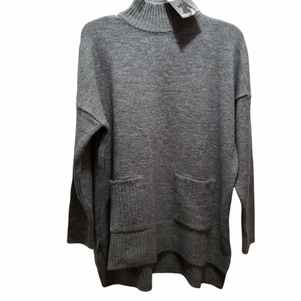 Turtleneck by Milan Kiss, M, grey,  NWT